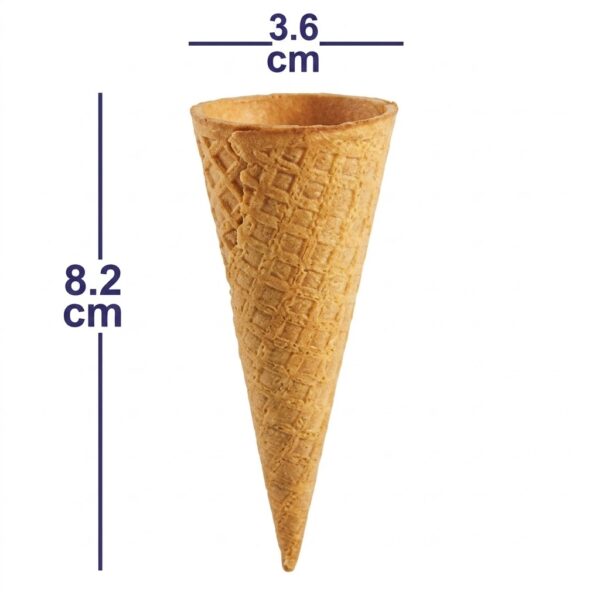 Waffle Cone Ice Cream ( Flat Mini)