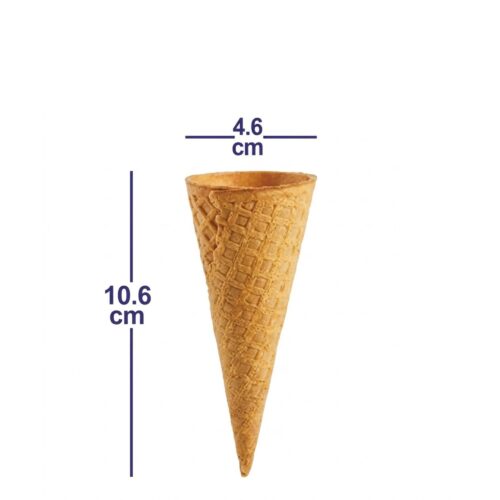 Waffle Cone Ice Cream ( Flat Small)
