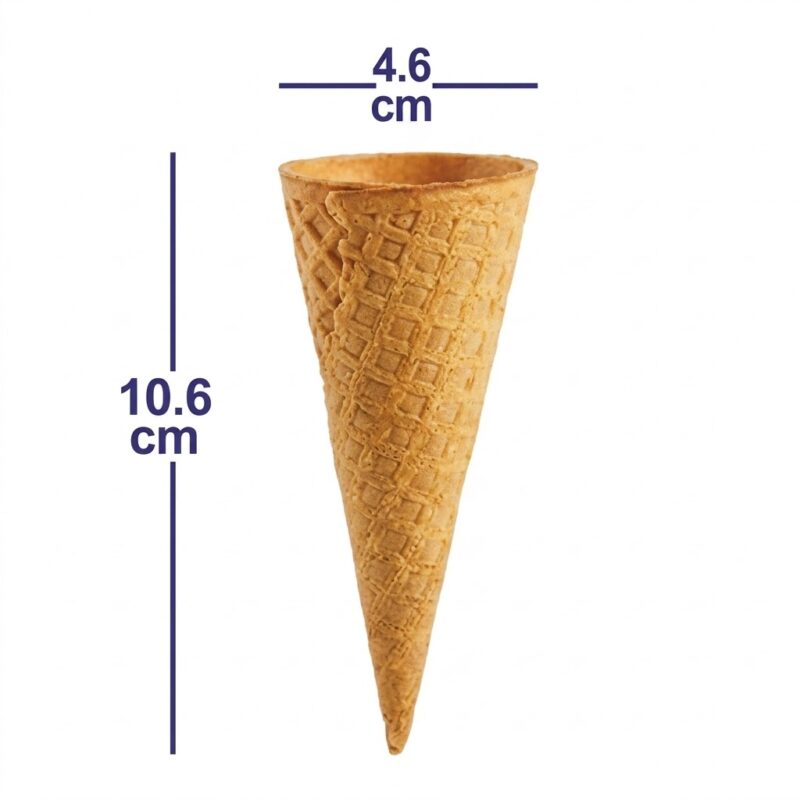 Waffle Cone Ice Cream ( Flat Small)