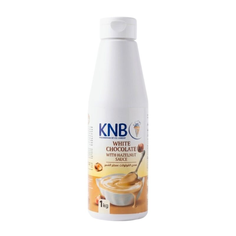 WHITE CHOCOLATE WITH HAZELNUT SAUCE (1 Kg)