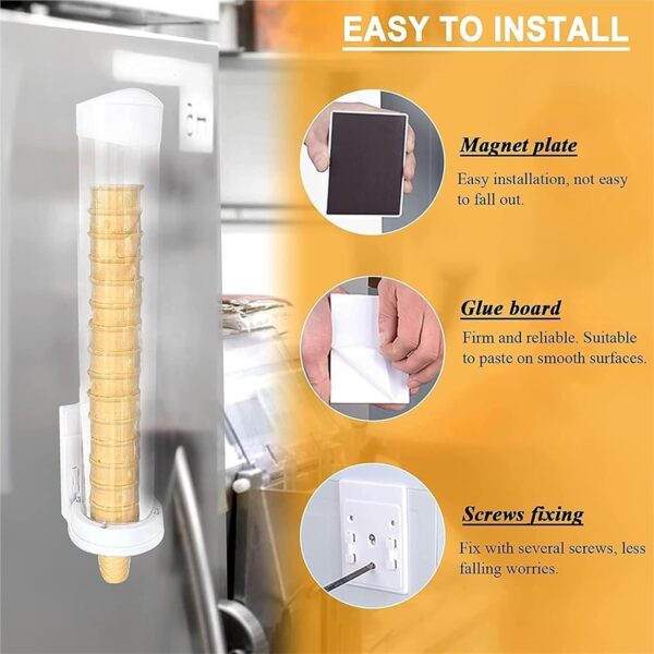 ICE CREAM CONE DISPENSER MAGNET