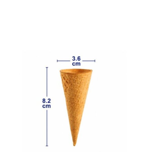 Waffle Cone Ice Cream ( Flat Mini)
