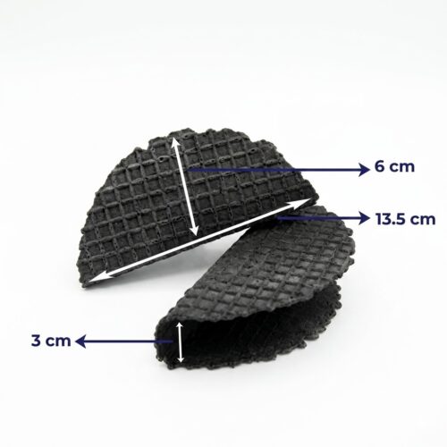 Waffle Taco Black