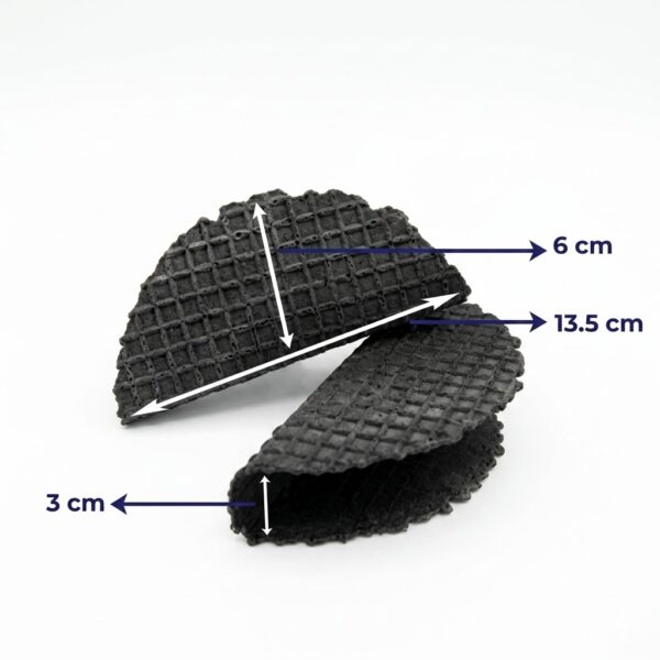 Waffle Taco Black
