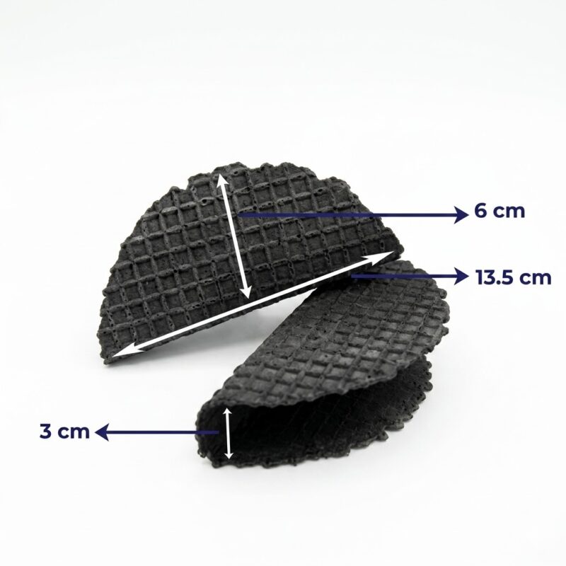 Waffle Taco Black